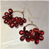 Image 1 : 14K  NATURAL GARNET(32CT) EARRINGS