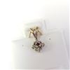Image 1 : 10K  RUBY AND DIAMOND PENDANT