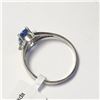 Image 2 : 14K  BLUE SAPPHIRE(1CT) DIAMOND(0.06CT) RING SIZE 7
