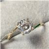 Image 2 : 10K  WHITE MOISSANITE(1CT) RING SIZE 6.75