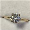 Image 2 : 10K  WHITE MOISSANITE(1CT) RING SIZE 5.5