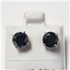 Image 1 : 14K  BLACK DIAMOND(2.6CT) EARRINGS