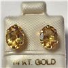 Image 1 : 14K  CITRINE(3.16CT) EARRINGS