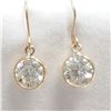 Image 1 : 10K  MOISSANITE(1.9CT) EARRINGS