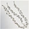 Image 2 : SILVER FRESH WATER PEARL NECKLACE (18") & BRACELET (7.5") WITH MAGNETIC CLASP SET