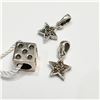 Image 1 : SILVER SET OF THREE PENDANT