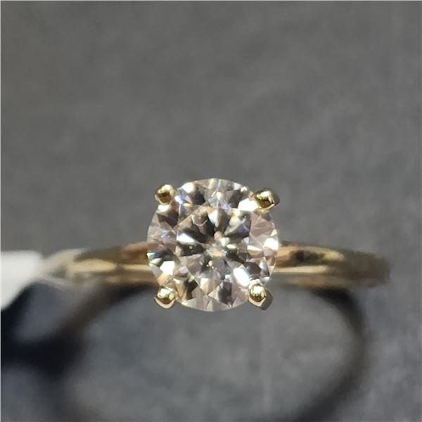 10K  MOISSANITE(1CT) RING SIZE 6.5