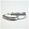 Image 1 : SILVER LAB GROWN DIAMOND (0.25CT) EARRINGS