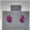 Image 1 : 10K  RUBY(0.6CT) EARRINGS