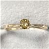 Image 1 : 10K  DIAMOND (0.18CT) RING SIZE 6