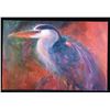 Image 1 : "Heron Head" Acrylic on Canvas Jennifer Bowman