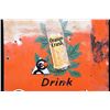 Image 3 : C. 1929-1938 Orange Crush Embossed Tin Sign