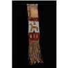 Image 1 : 19th C. Sioux Pictorial Beaded & Quilld Pipe Bag