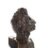Image 7 : Signed Marvin Morin Bronze & Burl Sculpture c.1990