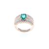 Image 1 : Gorgeous Emerald & Diamond 14k Yellow Gold Ring