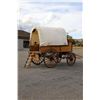 Image 19 : C. 1880 Covered Oak Wagon Fully Restored