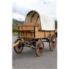 Image 40 : C. 1880 Covered Oak Wagon Fully Restored