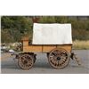 Image 6 : C. 1880 Covered Oak Wagon Fully Restored