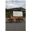 Image 8 : C. 1880 Covered Oak Wagon Fully Restored