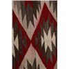 Image 7 : C. 1950 Navajo Crystal Rug w/ Billings, MT Tag