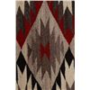 Image 8 : C. 1950 Navajo Crystal Rug w/ Billings, MT Tag
