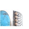 Image 9 : Alpaca Silver and Turquoise Cabochon Cuff Bracelet