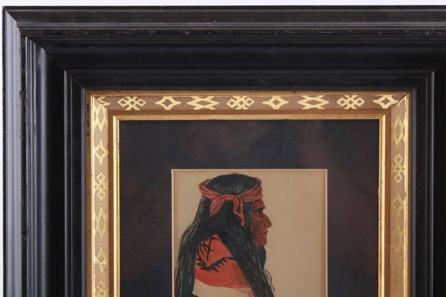 Henry Hudson Kitson Native American Painting