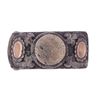 Image 2 : C. 1930 Mexican Sterling & 14k Gold Filled Buckle