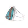 Image 2 : Navajo Kingman Turquoise Bracelet by Chaz Tsosie