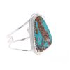 Image 8 : Navajo Kingman Turquoise Bracelet by Chaz Tsosie