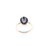 Image 2 : Diamonds and Spinel 14K Two-tone Gold Ring