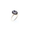 Image 8 : Diamonds and Spinel 14K Two-tone Gold Ring