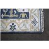 Image 12 : Oushak Persian Hand Knotted Wool Runner Rug 1930's