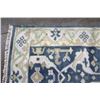 Image 7 : Oushak Persian Hand Knotted Wool Runner Rug 1930's