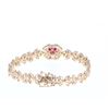 Image 5 : Gorgeous Ruby Diamond & 14k Yellow Gold Bracelet