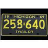 Image 8 : 1960's Michigan State Car License Plate Collection