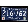 Image 8 : 1970's Michigan State Car License Plate Collection