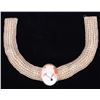 Image 2 : C. 1950 Japanese Pearl Beaded Cameo Necklace