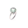 Image 8 : Mid Century Modern Spinel & 10K White Gold Ring