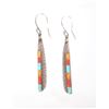 Image 8 : Navajo Sterling Multi Stone Earrings (3 Sets)