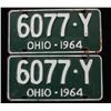 Image 2 : Mid 1900's Ohio Car License Plate Collection