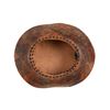 Image 8 : Vintage Hand-Tooled Leather Top Hat