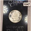 Image 1 : 1882-CC Morgan Silver Dollar -MS63 GSA