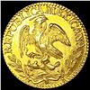 Image 2 : 1840 Mexico Gold 1/2 Escudo UNCIRCULATED
