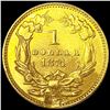 Image 2 : 1874 Rare Gold Dollar UNCIRCULATED