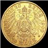 Image 2 : 1900 Germany Gold 20 Marks UNCIRCULATED