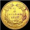 Image 2 : 1857 Rare Gold Dollar UNCIRCULATED