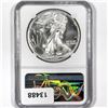 Image 2 : 1992 Silver Eagle NGC-MS69 M.E. Rev Struck Thru