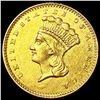 Image 1 : 1857 Rare Gold Dollar UNCIRCULATED