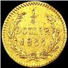 Image 2 : 1855 Round California Gold Quarter UNCIRCULATED